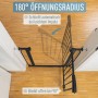 ib style Türschutzgitter Berrin, 180° Öffnung, schließt automatisch, bleibt bei 90° offen.