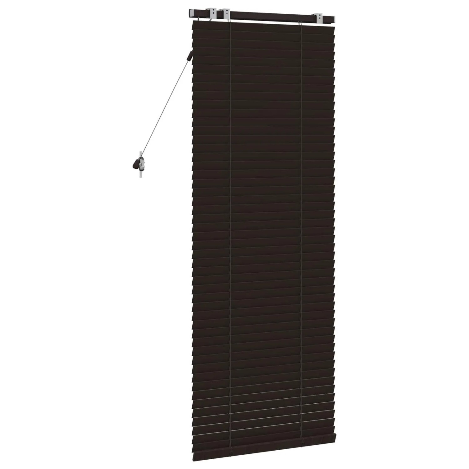 vidaXL Venezianische Jalousie Dunkelbraun 55 x 160 cm 35 mm 42015557