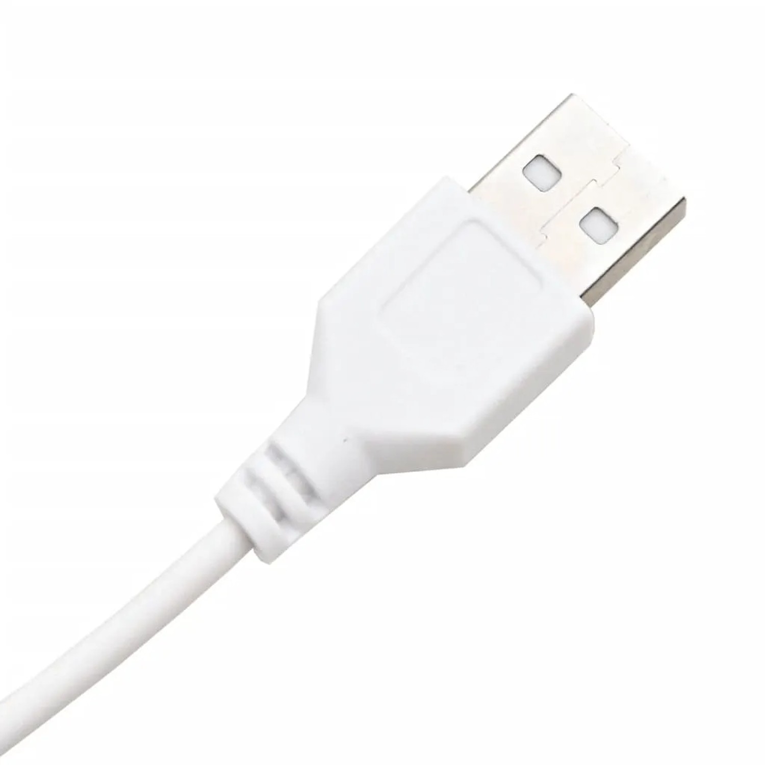 USB-Anschluss für vidaXL Schminktisch mit LEDs, Detailaufnahme.