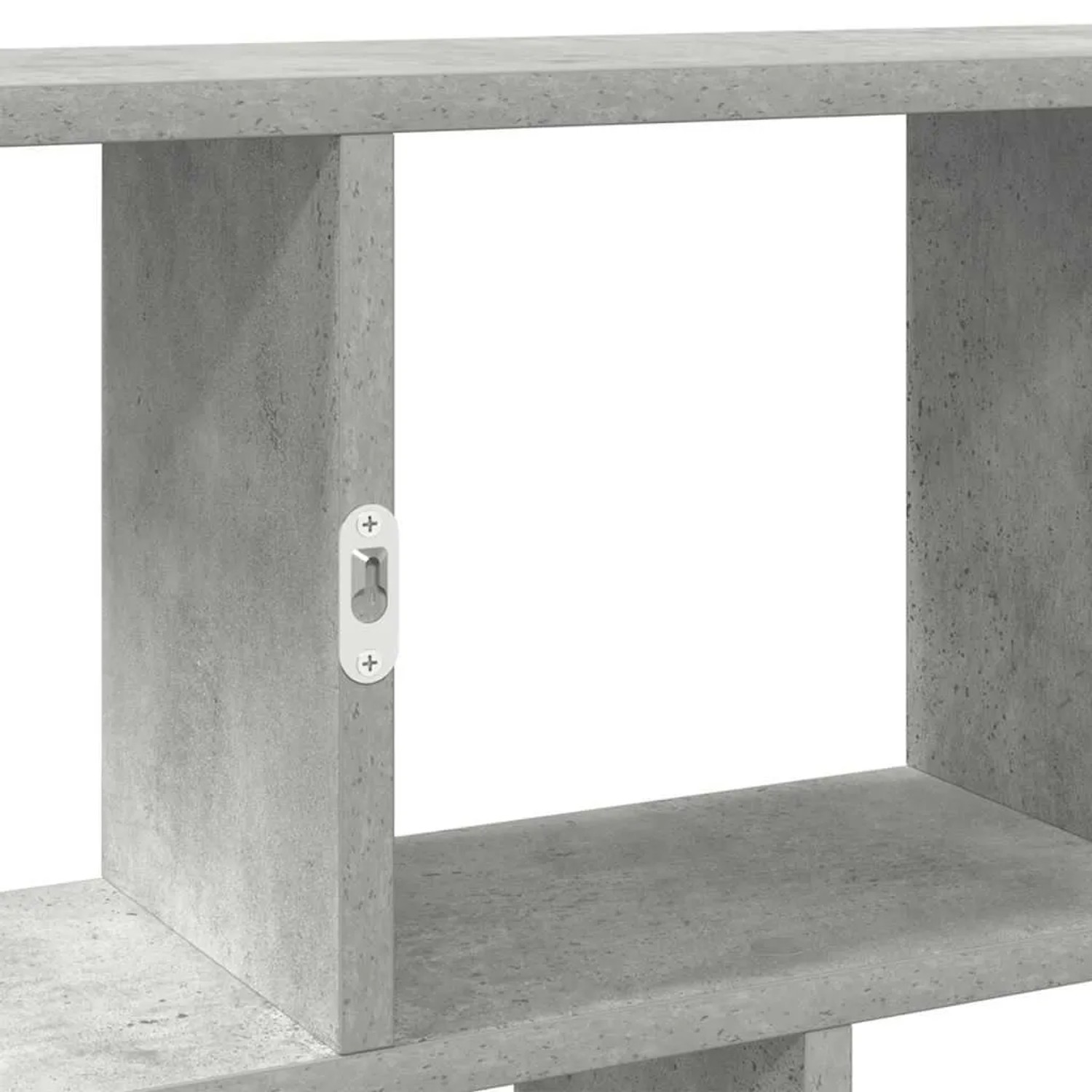 vidaXL Würfelregal 12 Fächer Betongrau Holzwerkstoff 860016_8