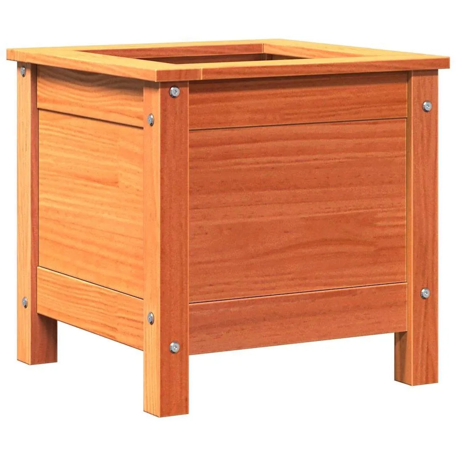 vidaXL Garten-Pflanzgefäß Wachsbraun 40 x 40 x 39 cm 8000922 günstig online kaufen