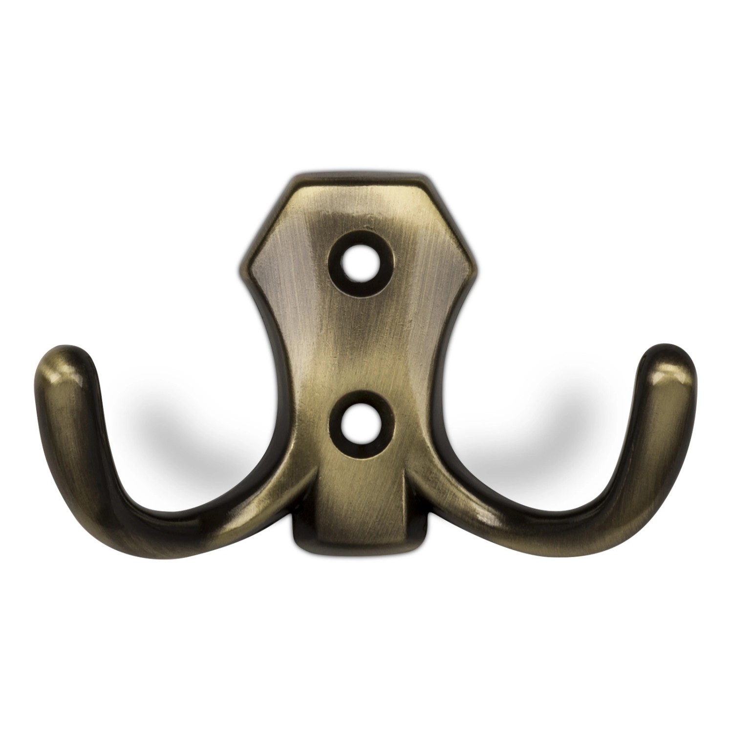 SOTECH Garderobenhaken LENA 2 Fach Kurz Brüniert Poliert