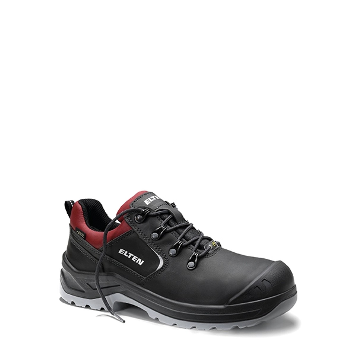 Elten Damen-Sicherheitshalbschuh Lena Gtx Black-Red Low Esd S3 Ci Gr. 42