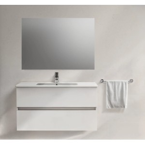 Ideal Standard Badmöbel-Set Eurovit+ mit Unterschrank, Waschtisch (61 cm) in Weiß.