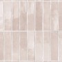 Grosfillex Wandpaneele Element 3D Optik Vertical Tiles Rose, Detailansicht.