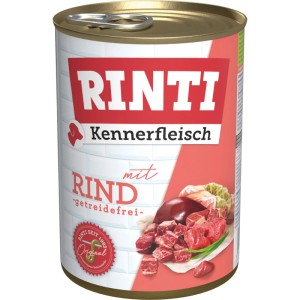 Rinti Hunde-Nassfutter Kennerfleisch Rind 400 g