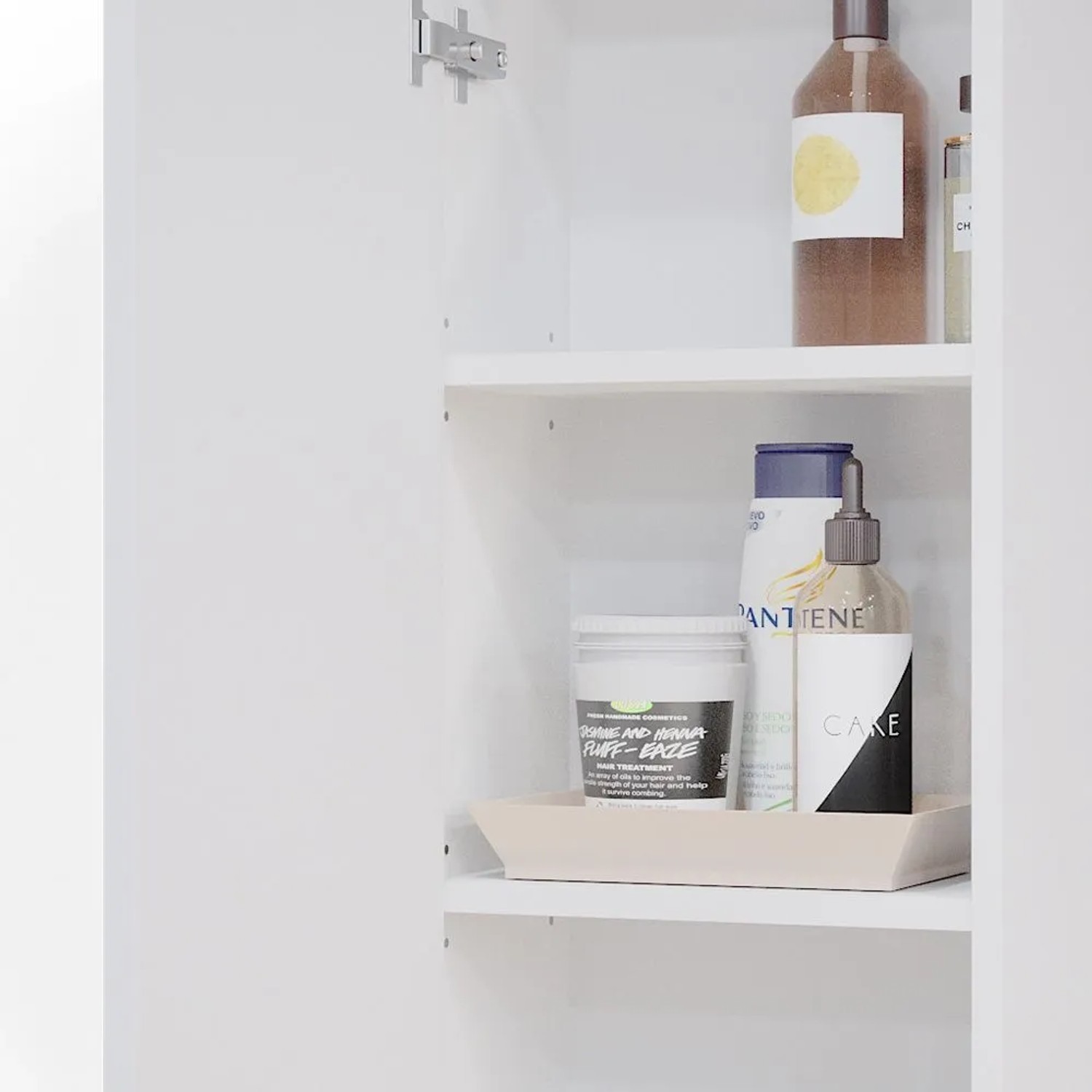 Vicco Badschrank Gloria Weiß 33 x 84 mit 2 Regalböden_6