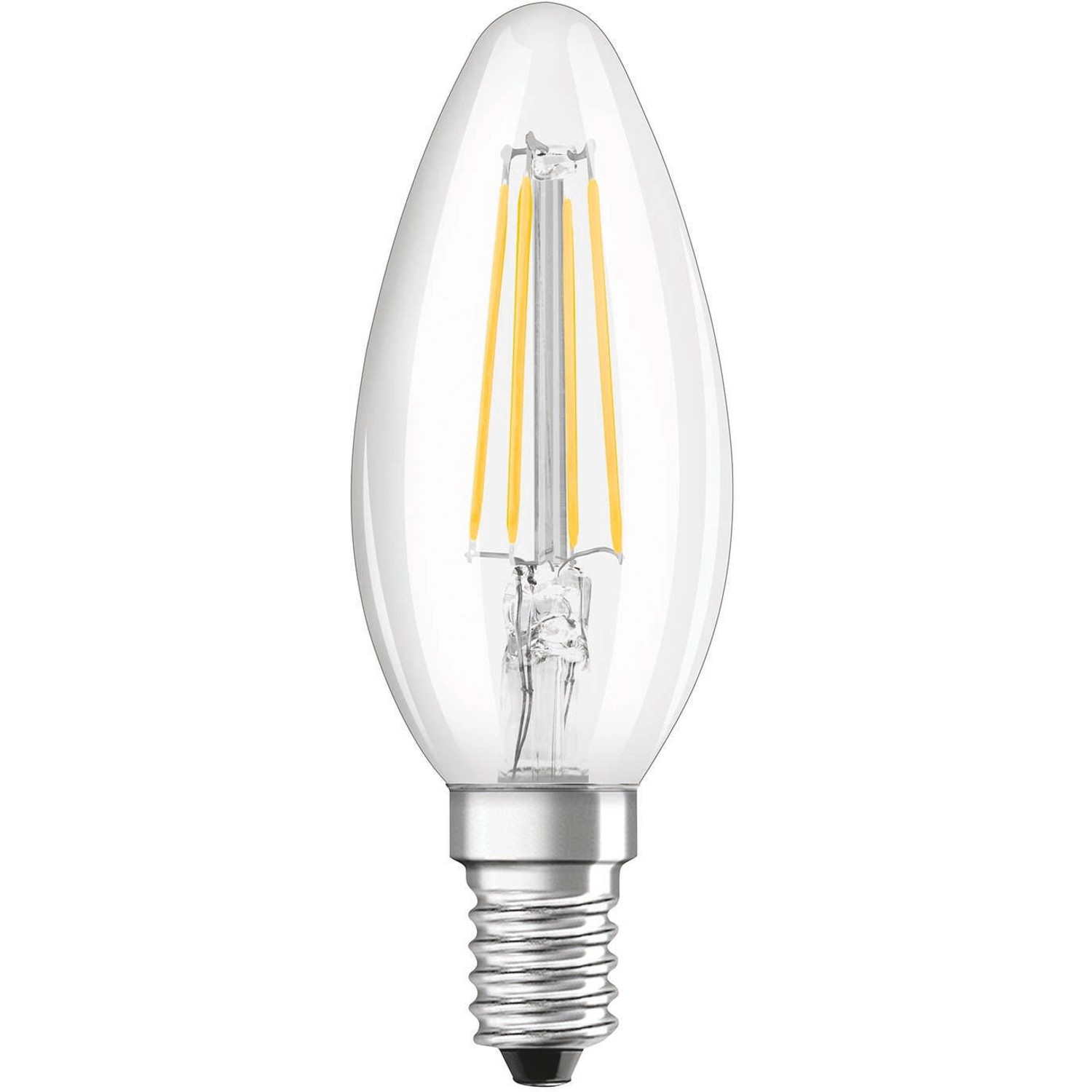 Osram LED-Leuchtmittel E14 Kerzenform 4 W 470 lm 2er Set 10 x 3,5 cm (H x Ø)