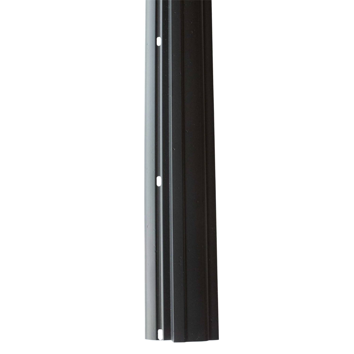 Jardinion Noppenbahn Abschlussprofil 1m PVC Schwarz Abdeckleiste