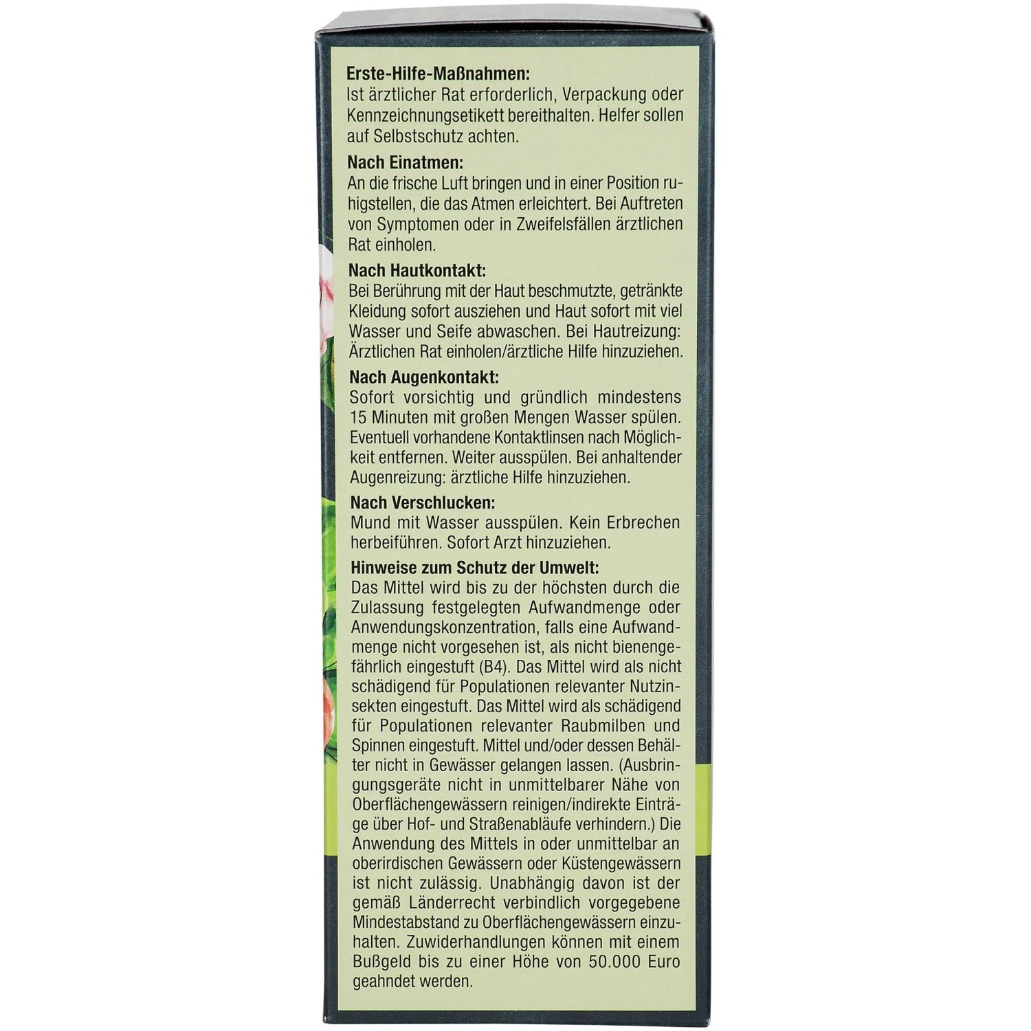 Compo Nativert® Blattlaus-frei 500ml, Bio Insektizid zur Schädlingsbekämpfung an Pflanzen.