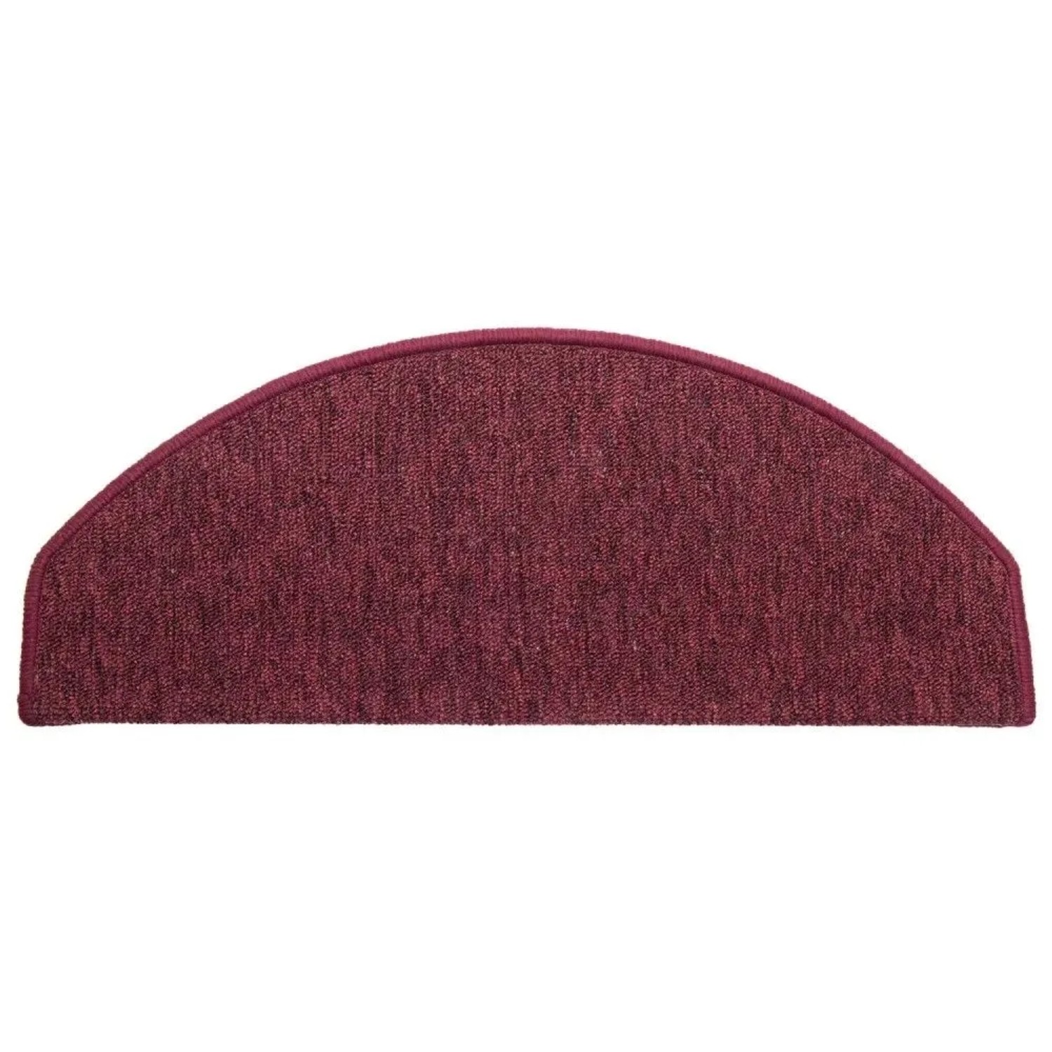 Beautissu Stufenmatte ProStair XXL, 65x28cm, Bordeaux, 15er Set für Treppen.