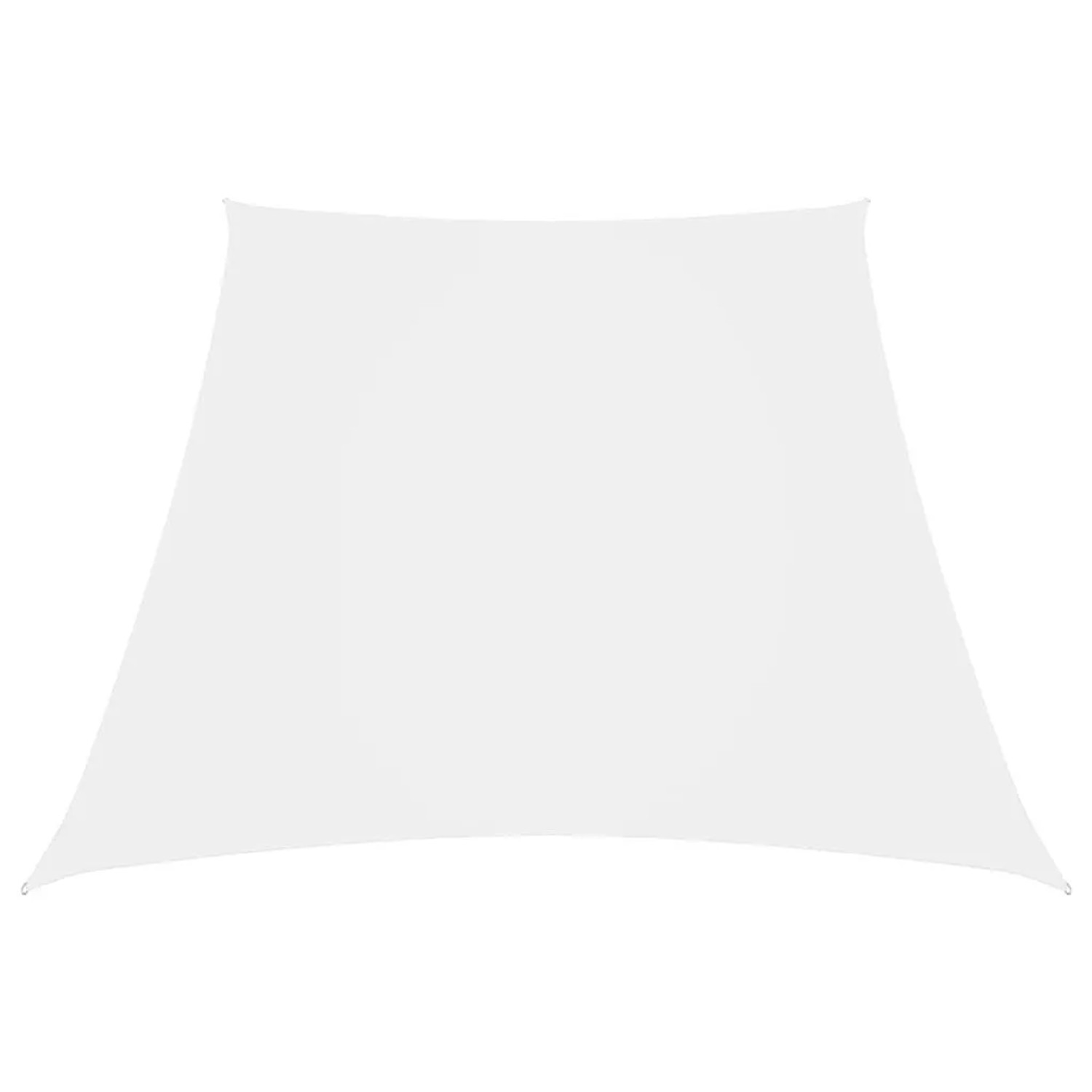 vidaXL Sonnensegel Oxford-Gewebe Trapezförmig 3/5x4 m Weiß 135298