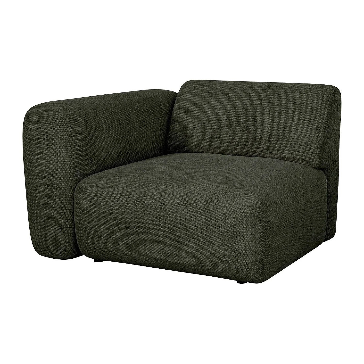Vente-unique Sessel Mit Gerader Rückenlehne Pogni Grün 103 cm