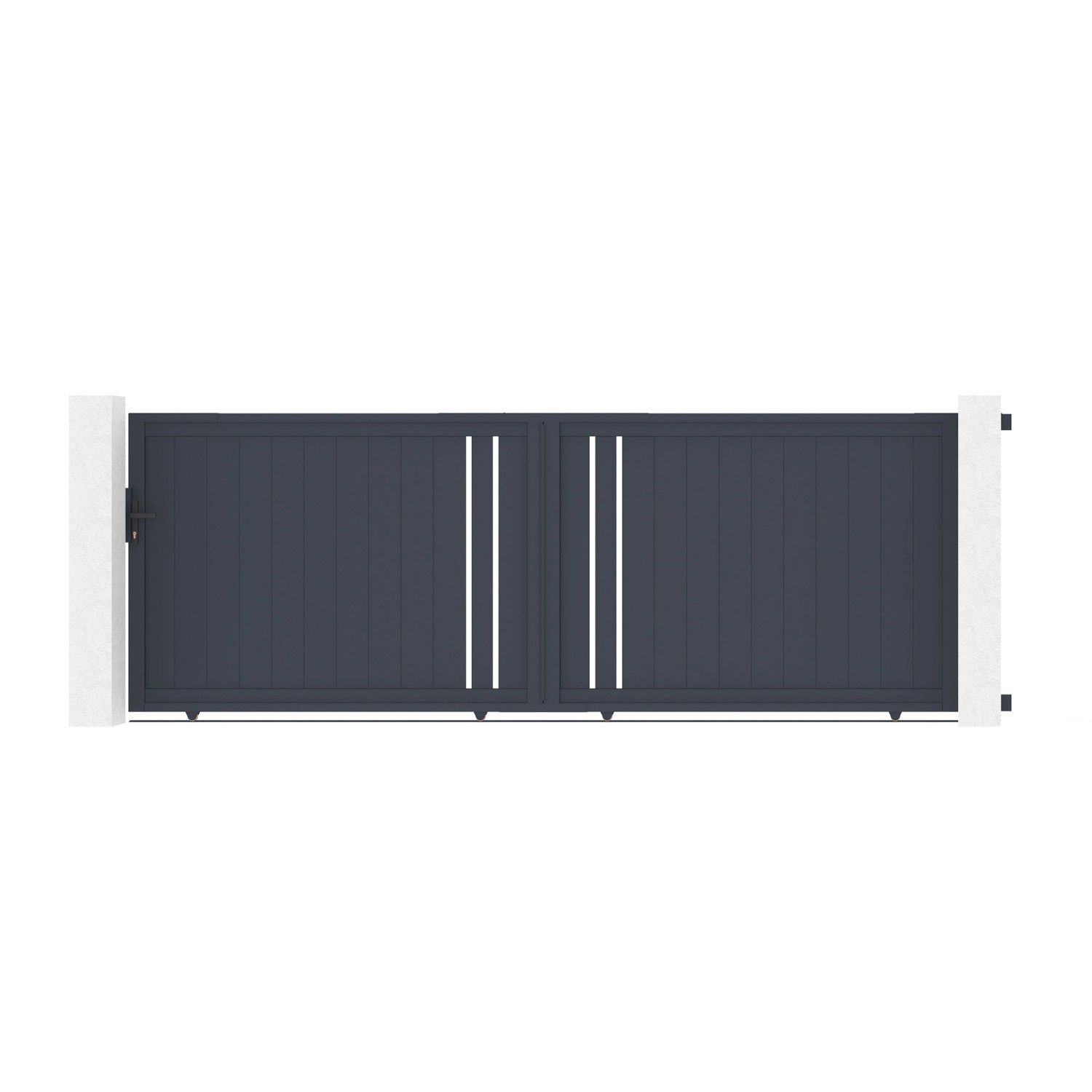 Casanoov Schiebetor 4M Giona H 140Cm Aluminium & Ranger C300 Motorisierung günstig online kaufen