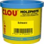 Clou Holzpaste, wasserverdünnbar, Farbe Schwarz, 150g Dose. Holzspachtel für Ausbesserungen.