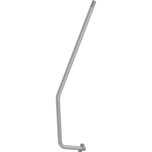 Krause Handlauf Stabilo für Podestleitern mit 5-6 Stufen, silberfarben.