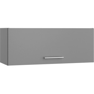 Optifit Hängeschrank Mats825 in Basaltgrau, 90 cm breit, mit Edelstahlgriff.