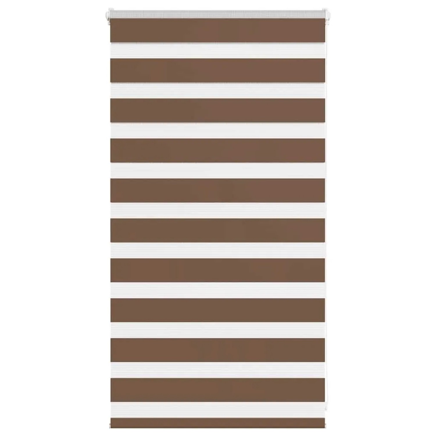 vidaXL Doppelrollo Braun 80x100 cm Stoffbreite 75,9 cm Polyester 4014309 günstig online kaufen