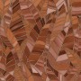 Erismann Vliestapete Elle Decoration 4 Serenade Terracotta mit stilisierten Blättern.