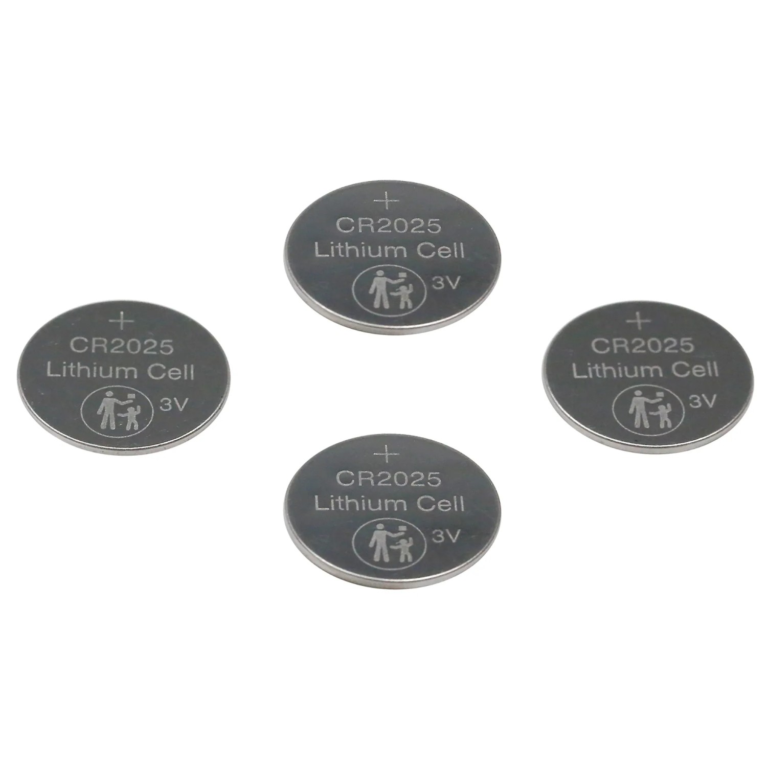 Knopfzelle Lithium CR 2025 4 Stück