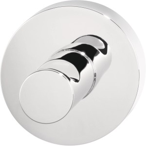 Tesa Powerbutton Klebehaken, Premium Chrom, runde Form.