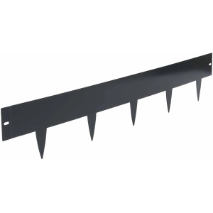 Bellissa Rasenkante Spina, Anthrazit, 2er Set, aus Stahlblech mit Erdspießen.