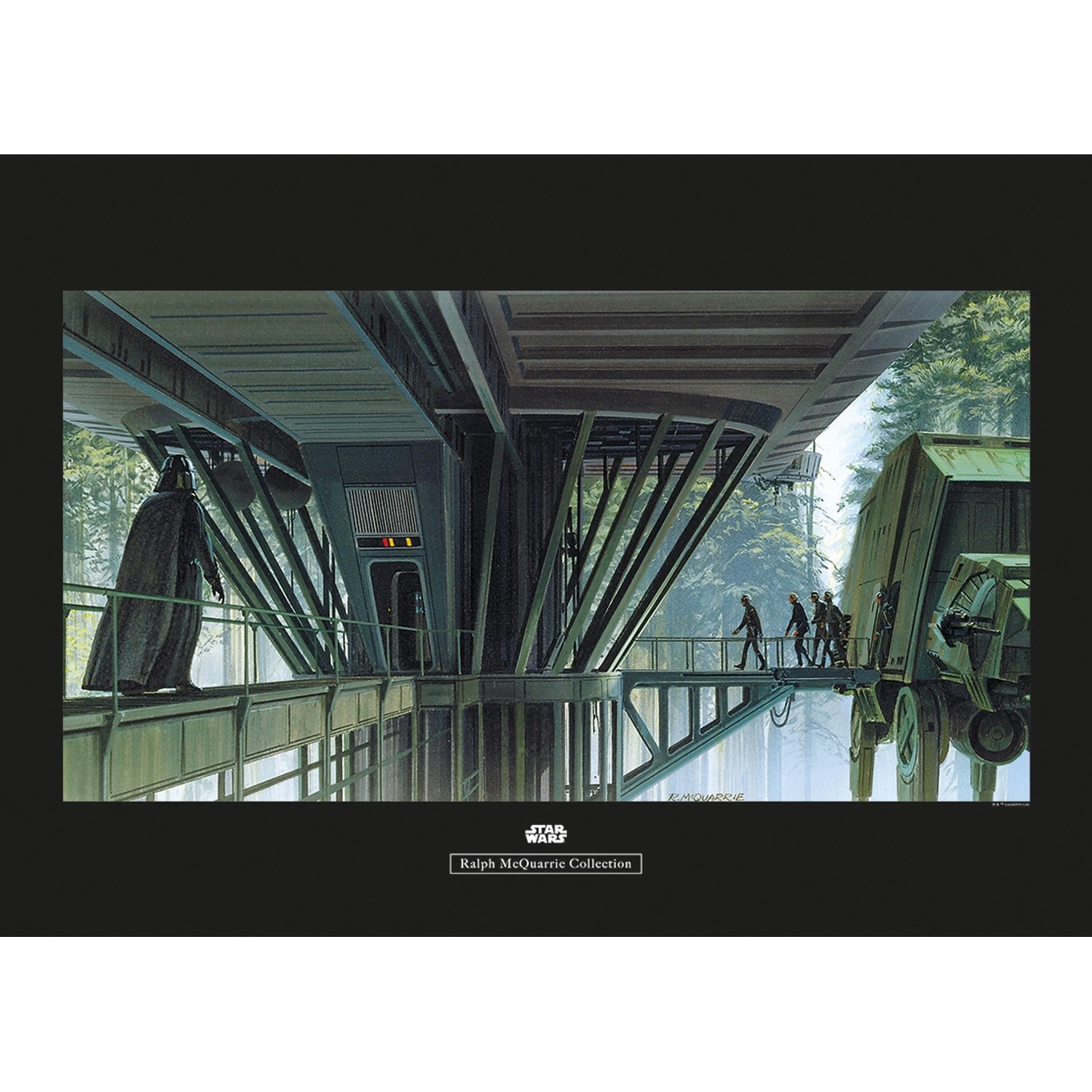 Komar Poster "Star Wars Classic RMQ Death Star Shuttle Dock", Star Wars, (1 günstig online kaufen