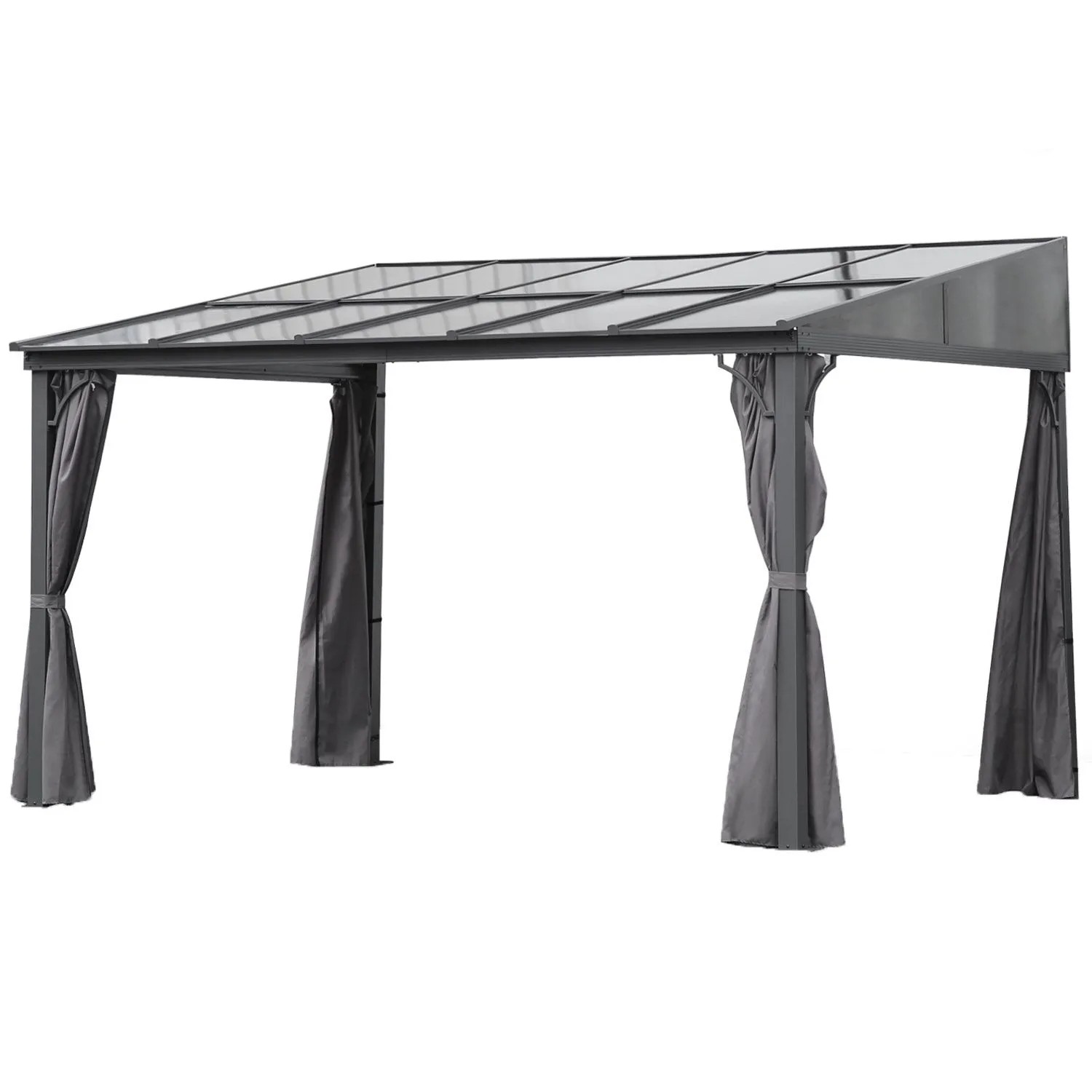 osoltus Alu Pavillon Terrassendach Terrassenüberdachung Toledo Hardtop 3 x 4 m