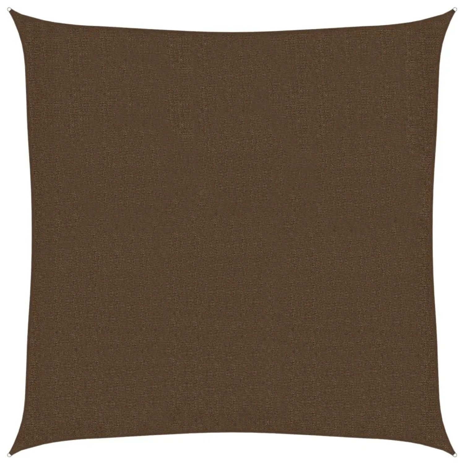 vidaXL Sonnensegel 160 g/m² Braun 3,6x3,6 m HDPE 311770