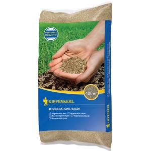 Kiepenkerl Regenerations-Rasen, 10 kg Packung. Rasensamen für die Rasenreparatur.