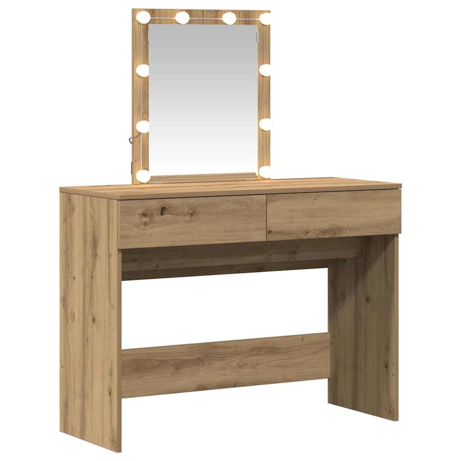 vidaXL Schminktisch Artisan-Eiche 100 x 40 x 130 cm Holzwerkstoff 868841 günstig online kaufen