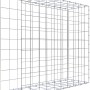 Gabiona Anbaukorb Typ 2, 90x100x30cm, Maschenweite 10x10cm, Drahtgitter für Gabionen.