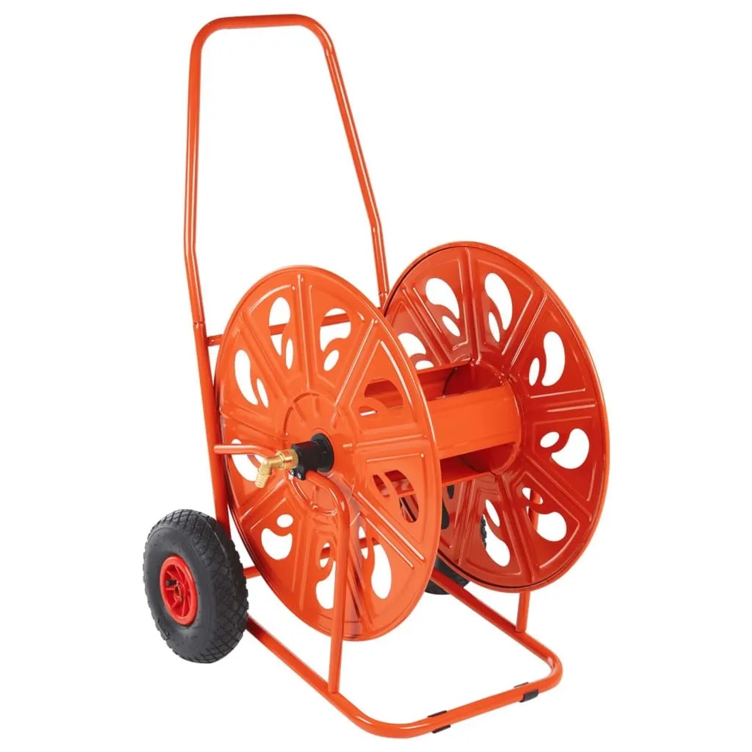 vidaXL Schlauchwagen für 140 m Schlauch Stahl 4005287