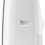 Mobiles DeLonghi Klimagerät PAC EX100 Silent in Weiß, Seitenansicht.