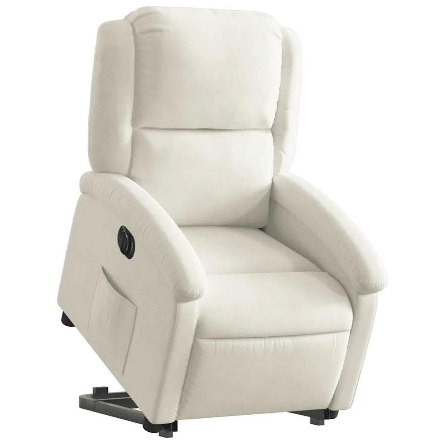 vidaXL Relaxsessel mit Aufstehhilfe Elektrisch Creme Samt 3204331 günstig online kaufen