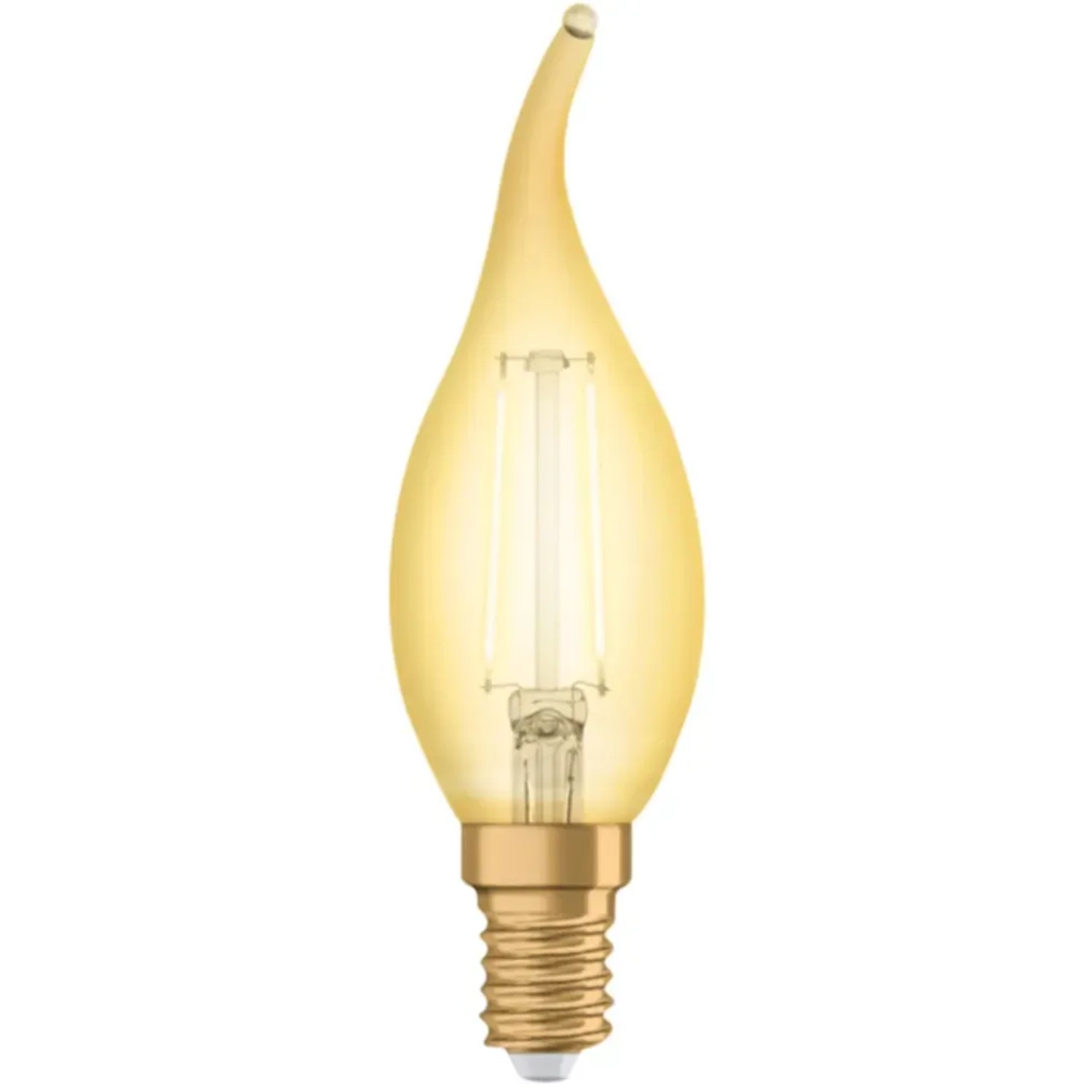 Osram LED-Leuchtmittel E14 in Kerzenform, 2,5W, warmes Licht.