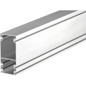 Alu Vario Pro Profil 240x110 mm für Poolabdeckung, silberfarben.