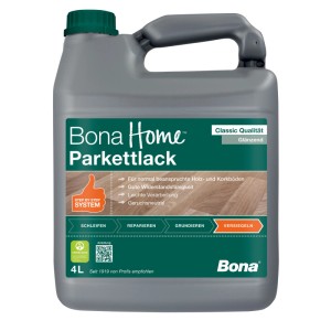 Bona Home Parkettlack Classic glänzend 4 l