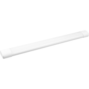 Weiße LED-Lichtleiste, 120 cm, 36 W, 4650 lm. Ideal für Flur, Garage und Lagerraum.