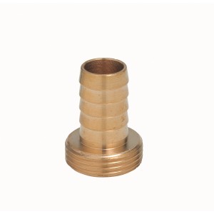 Messing Tülle für 19 mm Schlauch mit 33,3 mm Außengewinde (R1).