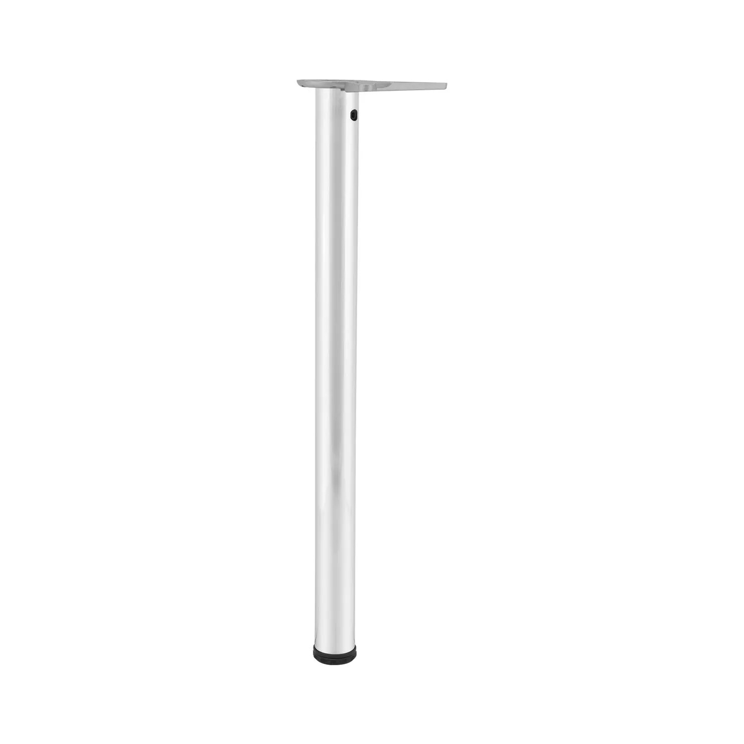 Camar Tischfuß Zylindrisch ø 50 mm Länge 700 mm Stahl Silber Ral 9006
