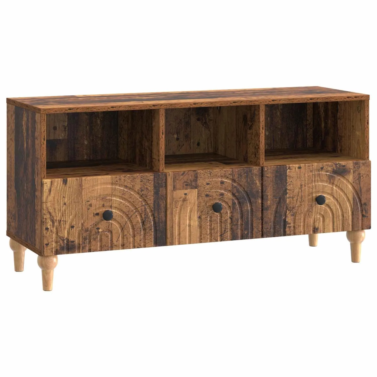 vidaXL TV-Schränk Altholz 102 x 34,5 x 50 cm Holzwerkstoff 894223