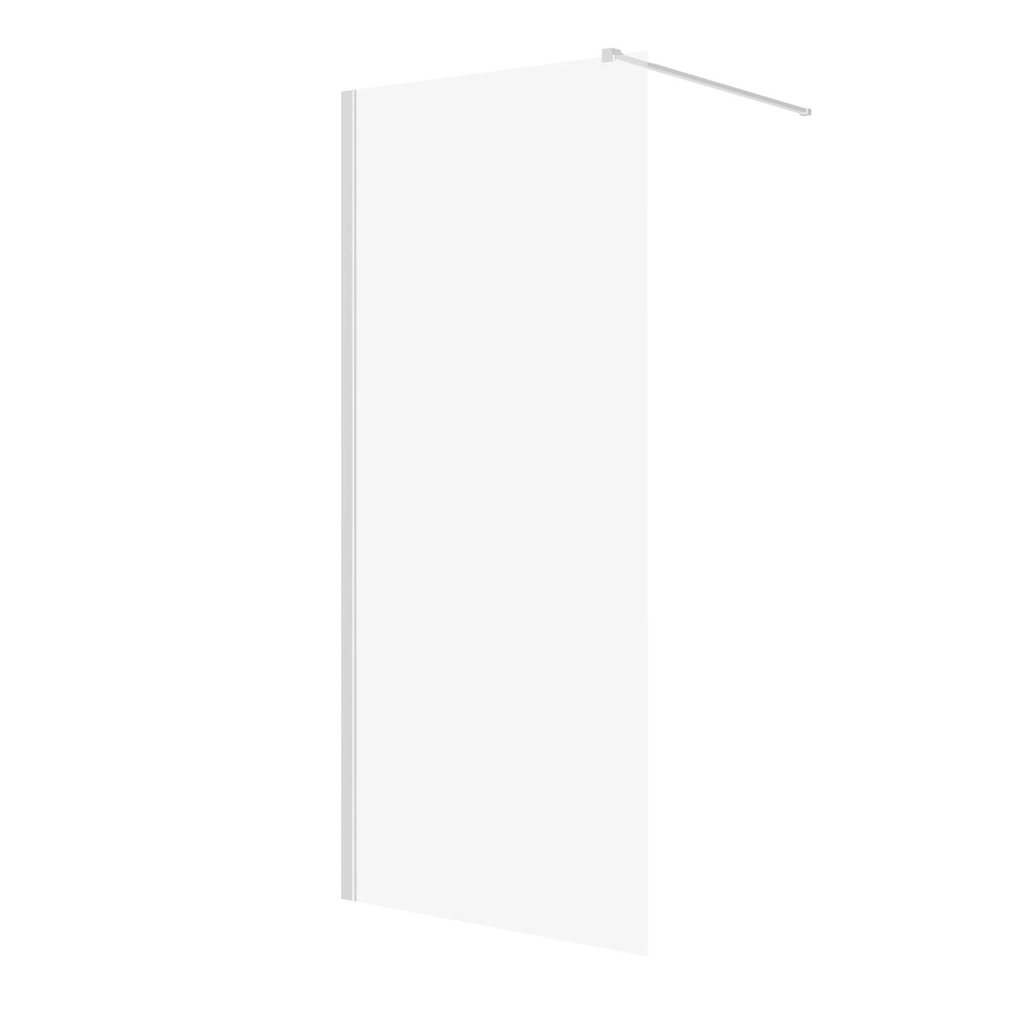 Bad Land Duschkabine Walk in Dusche KETIL 120x195 cm 8 mm Transparent Nano Glas