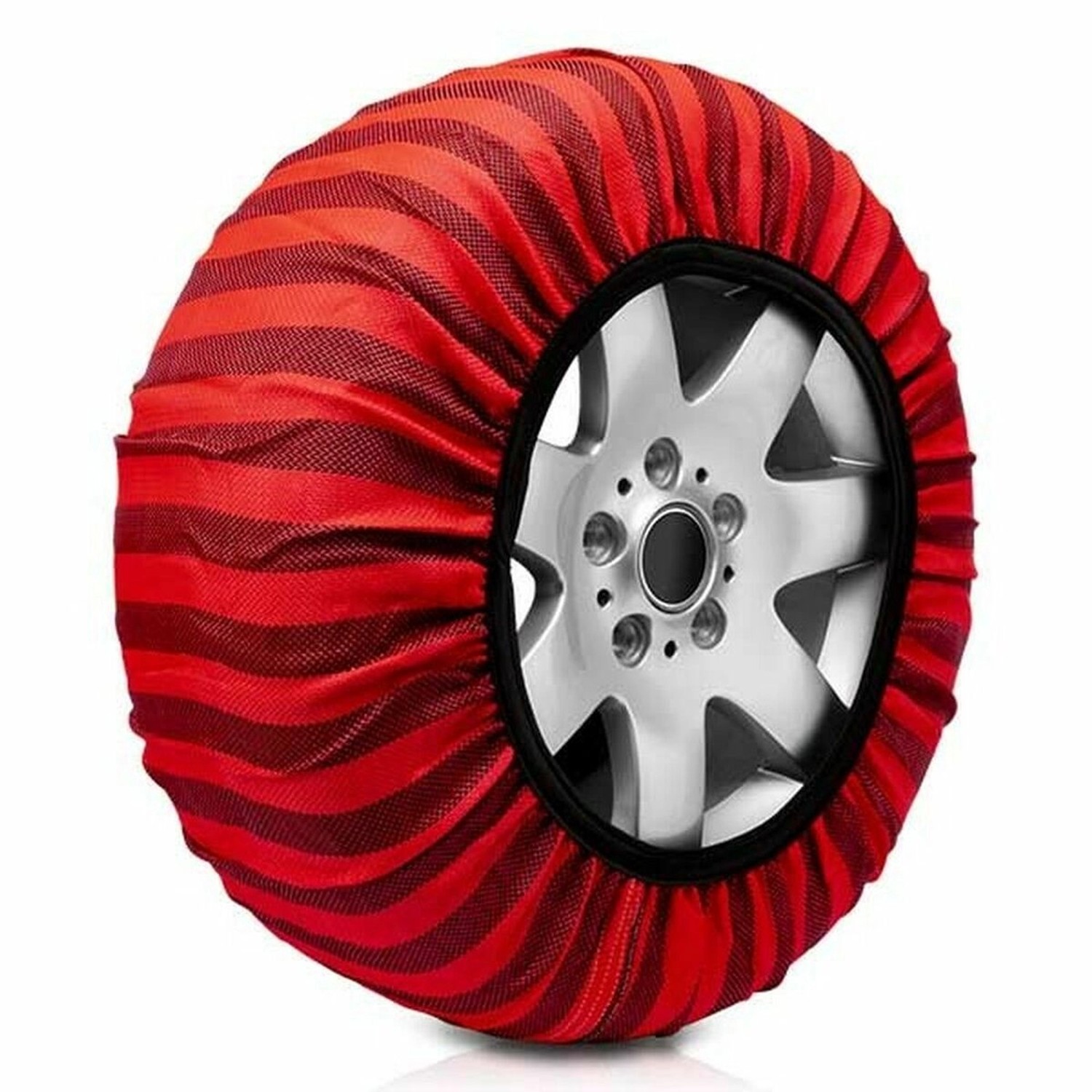 WOWONA Auto-Schneeketten Classic Rot Textil 70 1186965 WOWONA Michelin Auto-Schneeketten Classic Rot Textil 70 1186965