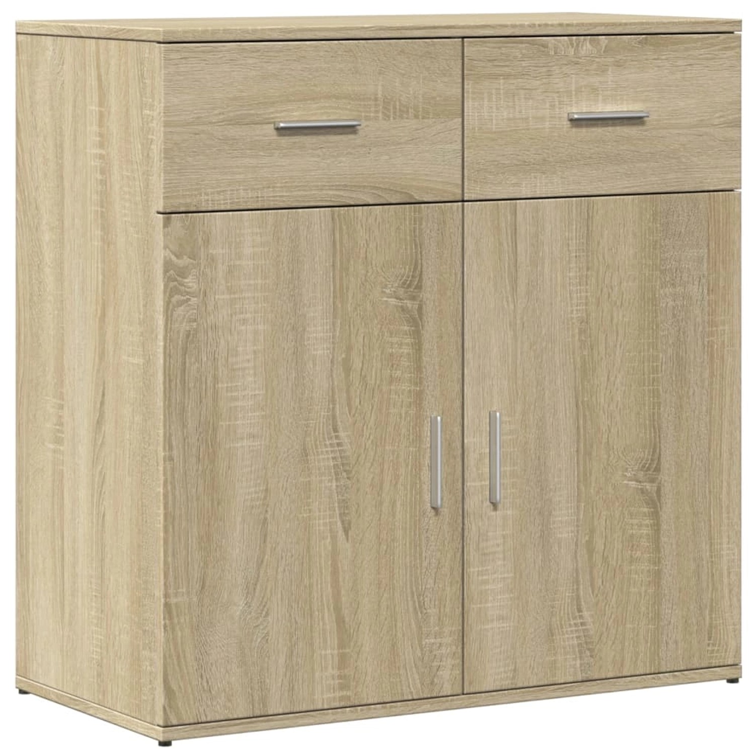 vidaXL Sideboard Sonoma-Eiche 79x38x80 cm Holzwerkstoff 840522