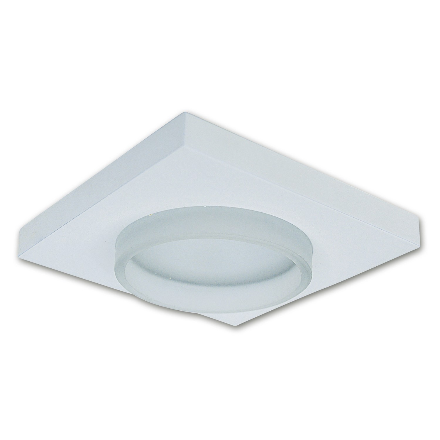 Näve LED-Feuchtraum Miro Einbauspot Silber 6,5 cm x 8,5 cm x 8,5 cm günstig online kaufen