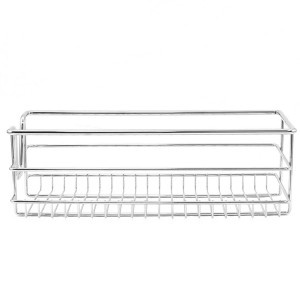 Ausziehbare Küchenschublade aus Metall für 30 cm breite Buffetschränke.