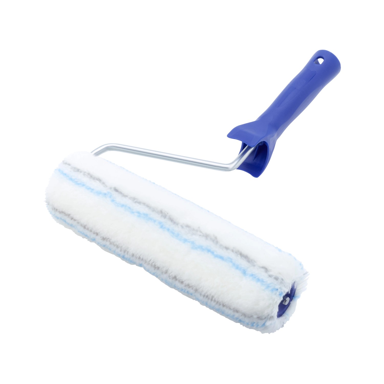 LUX Acryl-Roller gepolstert 2K-Softgriff Schwarz-Blau 25 cm