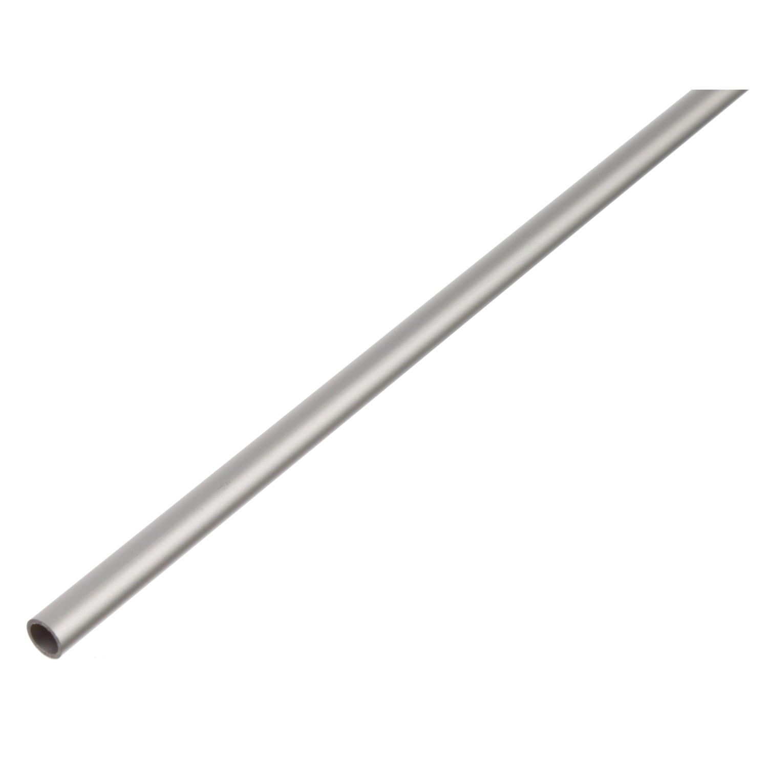 Rundrohr Silber eloxiert 30 mm x 30 mm x 1000 mm
