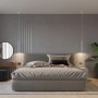 Sollux Pastelo Hängeleuchte Weiß im Schlafzimmer, moderne Lampe für Wohnraum.